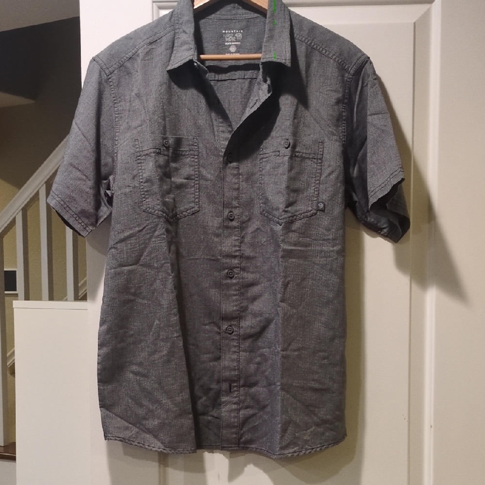 Mountain Hardwear Charcoal Button Down Shirt